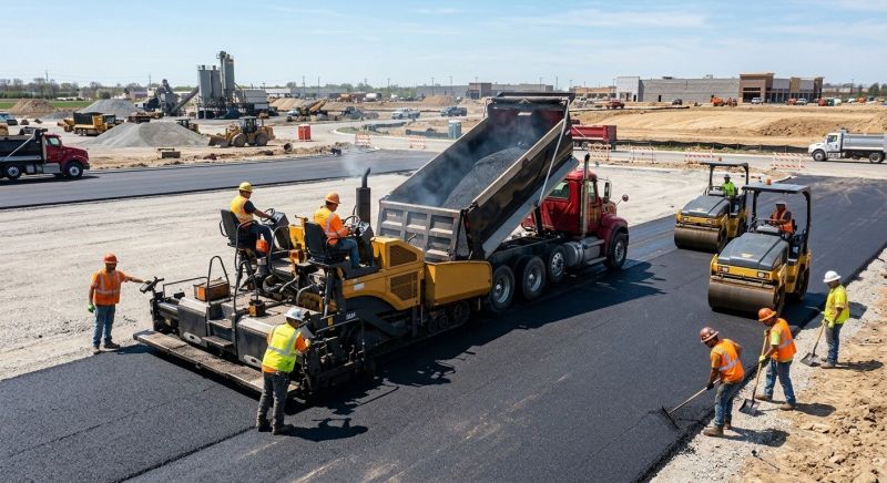 Industrial Asphalt Paving in Los Angeles, CA
