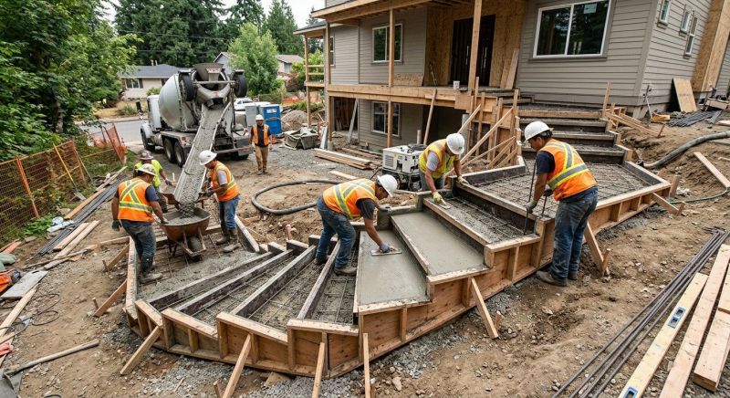 Steps Pouring in Denver, CO